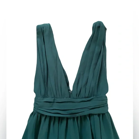 lulus heavenly hues forest green maxi dress - Picture 3 of 5